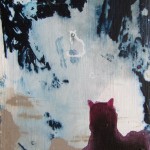 From the series Within the Ruins of Reason (2015), Acrylic and oil colour on MDF board, 25 x 13 cm