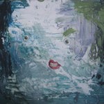 Tuulen huuhtoma (2013), Acrylic and oil colour on MDF board, 65 x 75 cm